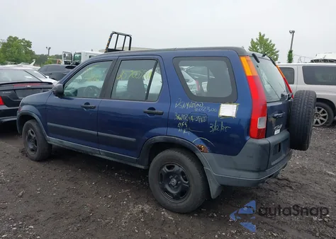 2002 Honda Cr-V Lx из США, поврежденный, VIN JHLRD78462C044763